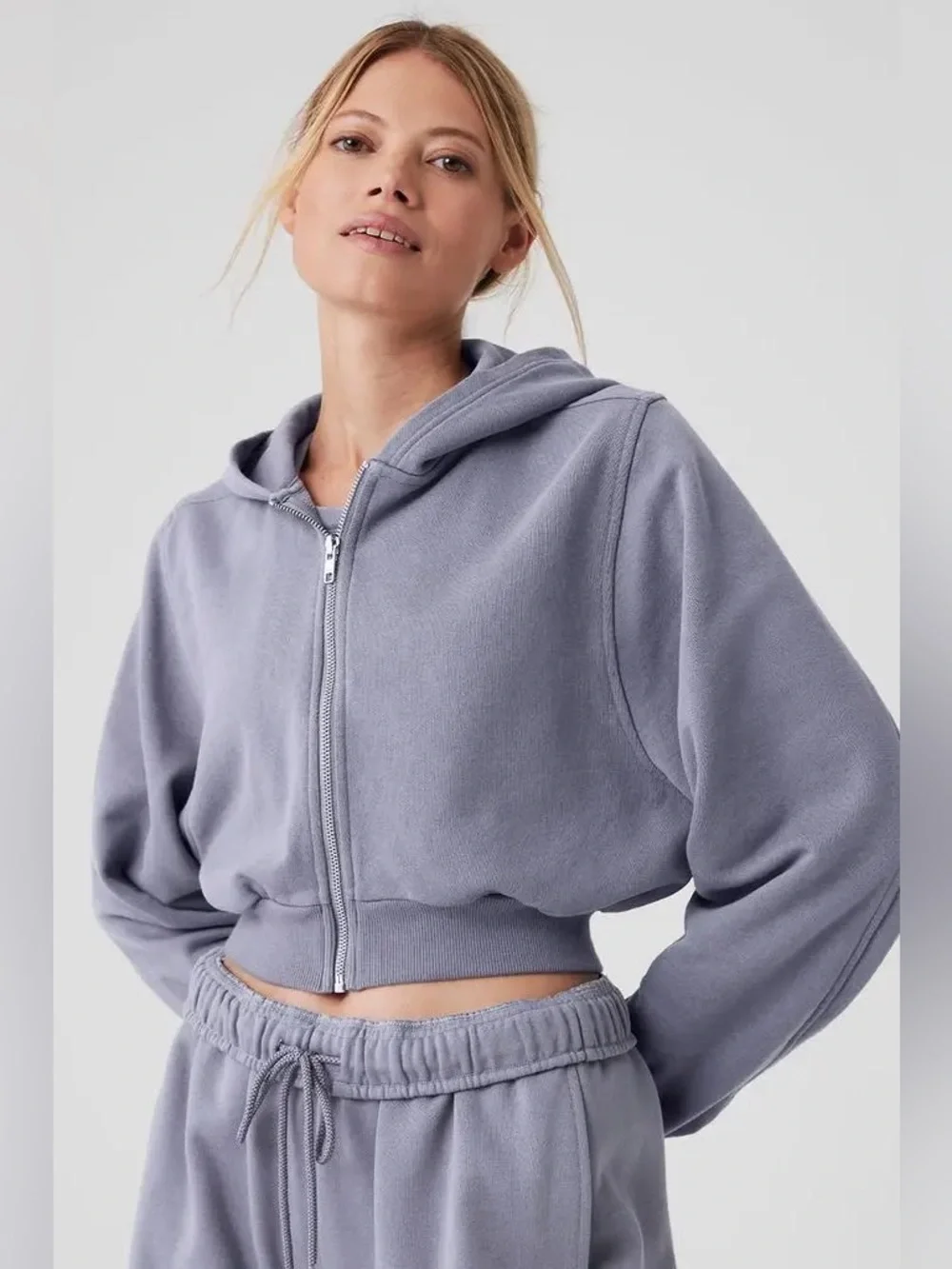 ALO YOGA | ✨NWOT✨ Breakaway Zip Up Hoodie in Fog